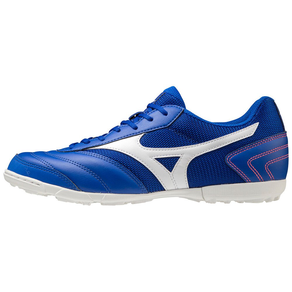 Zapatos De Futbol Mizuno MRL Sala Club TF Mujer Azules/Blancas Ofertas MGLR-47931